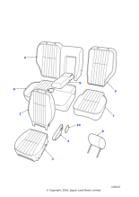 STC60953 - Land Rover Finisher-front seat armrest