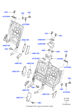 HXT500501SMS - Land Rover Cover - Seat Back Hinge