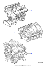 C2D19886 - Jaguar Complete engine