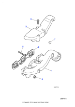 XR822535 - Jaguar Flange screw