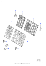 C2Z21848AMT - Jaguar Squab panel carpet