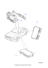 C2C37863 - Jaguar Seat control module