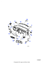 C2C25708LEG - Jaguar Moulding