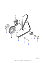 JDE27031 - Jaguar Crankshaft timing wheel