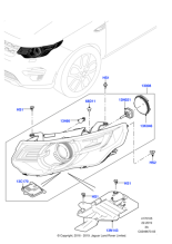 LR137586 - Land Rover Headlamp