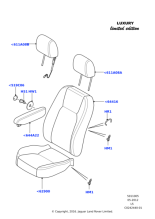 LR045491 - Land Rover Cover - Seat Back