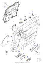 C2D3428PVJ - Jaguar Door moulding