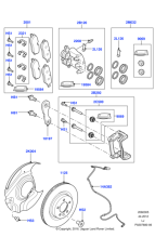 LR020489 - Land Rover Kit - Brake Caliper Attachment