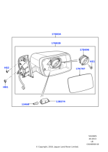 LR023908 - Land Rover Mirror