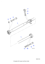 XR855438 - Jaguar U-type spring nut