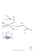 LR041424 - Land Rover Cable - Parking Brake