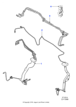 C2Z1755 - Jaguar Brake pipe