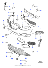 C2Z20609 - Jaguar Blanking panel