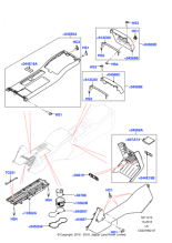 LR137992 - Land Rover Panel - Console - Centre Finisher