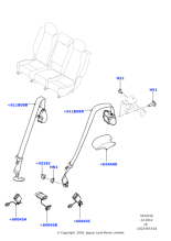 LR054948 - Land Rover Buckle - Seat Belt