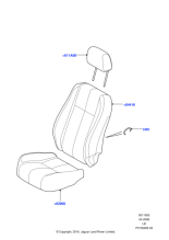 LR023455 - Land Rover Cover - Seat Back