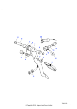 NTC4171 - Land Rover Pedal assembly-brake