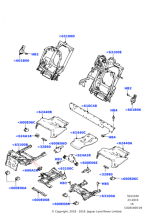 LR110643 - Land Rover CARRIER - SEAT TRACK