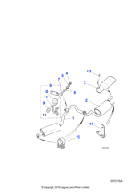 NNA6785BA - Jaguar Exhaust silencer