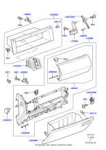 LR016744 - Land Rover Compartment - Stowage