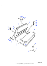 396696 - Land Rover Padding-rear squab face panel