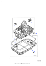 C2C6714 - Jaguar Oil sump gasket