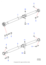 C2D18116 - Jaguar Propshaft