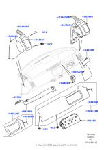 LR100263 - Land Rover Moulding - Instrument Panel