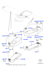 LR046833 - Land Rover Sunvisor