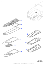 T2R21075 - Jaguar Vent finisher