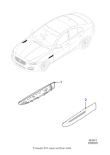 T4N25064 - Jaguar Vent finisher