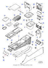 T2H48664QLG - Jaguar Armrest lid