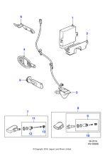 C2D29155 - Jaguar Tyre valve