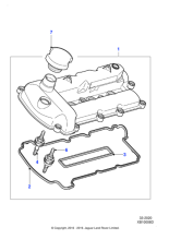 C2S48786 - Jaguar Camshaft cover