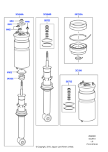 RNB000858 - Land Rover Shock Absorber - Front