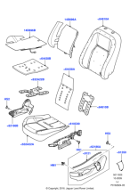 HJH500340SUN - Land Rover Valance - Seat Cushion