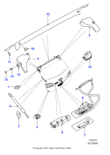 C2Z28110 - Jaguar Pan head torx screw