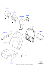 LR134797 - Land Rover Head Rest