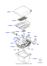 LR022047 - Land Rover Latch - Stowage Box