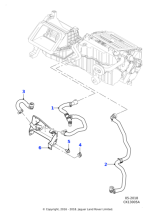 T2R24313 - Jaguar Heater hose