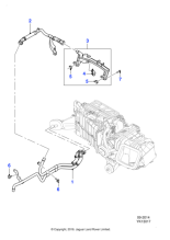 AJ814056 - Jaguar Heater pipe