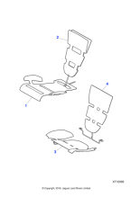 C2C13125 - Jaguar Seat squab heater