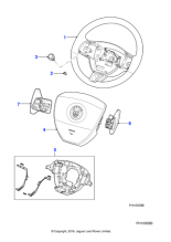 C2P13134LJK - Jaguar Steering wheel