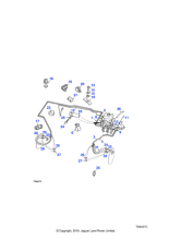 NTC5949 - Land Rover Pipe assembly brake