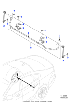 T2H32439 - Jaguar Anti roll bar bracket