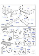 LR026249 - Land Rover Finisher - Exhaust