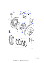 MXD2713CA - Jaguar Brake caliper