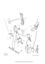 EWR100560LNF - Land Rover Cover-front seat height adjustment valance