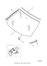 XR834997 - Jaguar Windscreen finisher