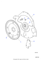 XR814021 - Jaguar Engine cover